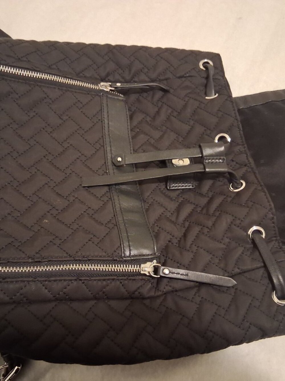 Cole Haan | Quilted Leather Backpack - Picture 8 of 8